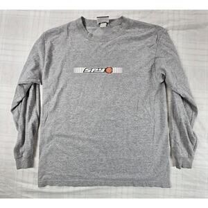 Vintage 90s Spy Optics Shirt Mens Ski Snowboard Y2K Spellout Made in USA Gray M